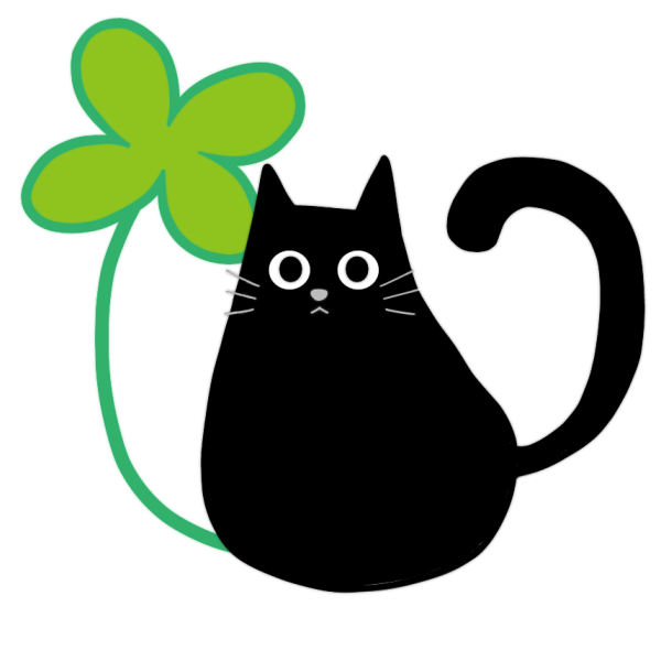 美しい花の画像 トップ100 黒猫 イラスト かわいい
