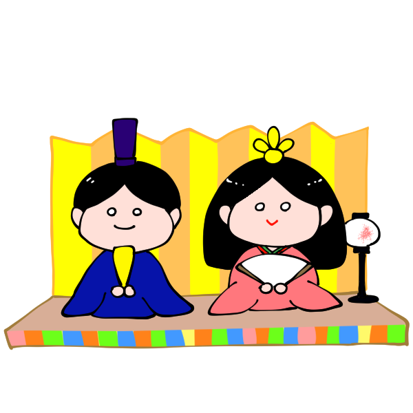 美しい花の画像 綺麗なかわいい お雛様 お内裏様 イラスト