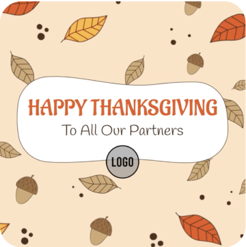 Thanksgiving Greeting for Business
