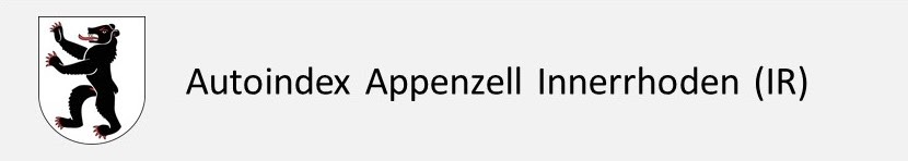 Autokennzeichen appenzell