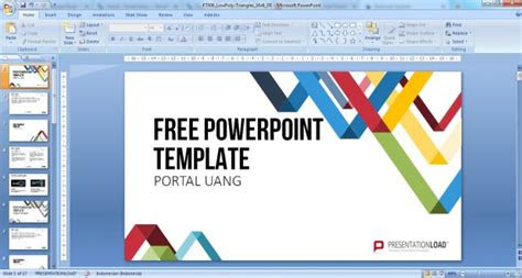 Download Template Powerpoint 3d Keren Gratis