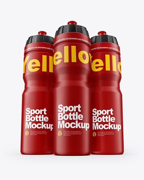 Download Download Glossy Gas Canister Mockup Yellowimages - Three Matte Sport Bottles Mockup In Bottle ...