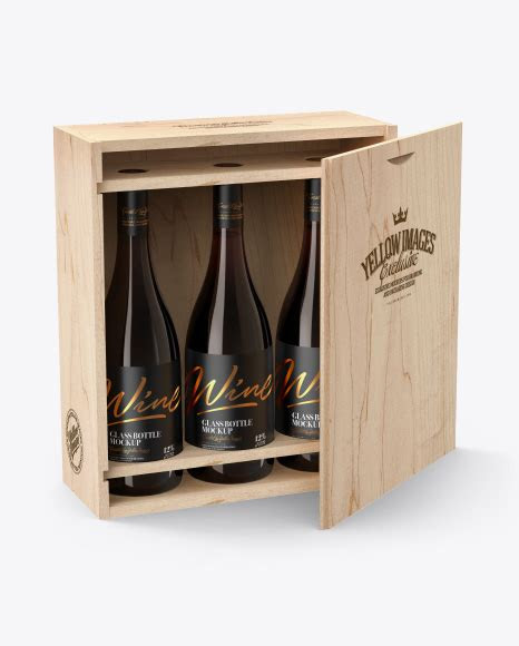 Download Wooden Wine Box Mockup - Free Download Mockup