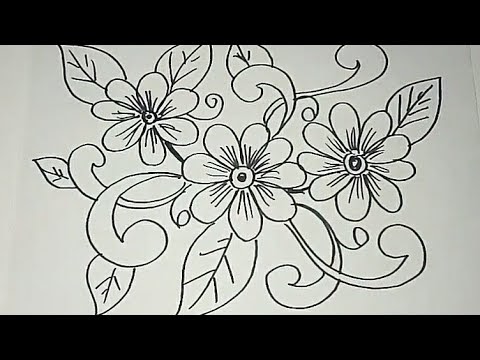 30+ Spesial Sketsa Motif Batik Modifikasi, Gambar Batik