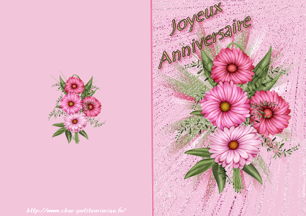 Carte Anniversaire Gratuite Bouquet De Fleurs Fredda