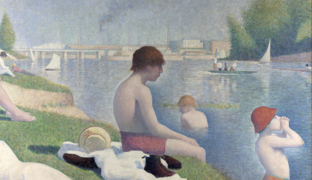 'Un baño en Asnière', de Georges Seurat (1884). National Gallery (Londres).