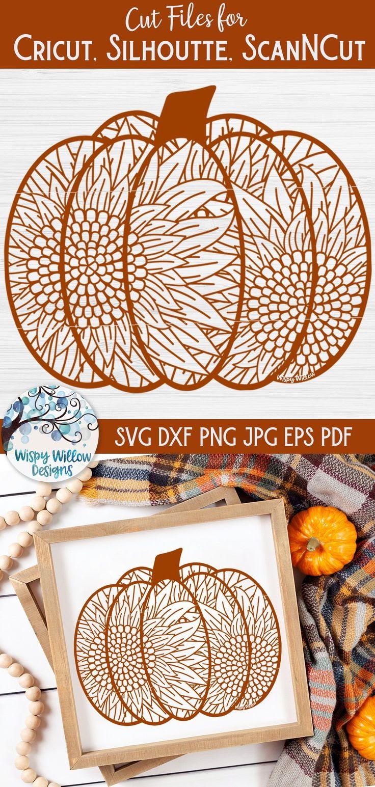 Download Layered Mandala Pumpkin Svg Free For Crafters - Free ...
