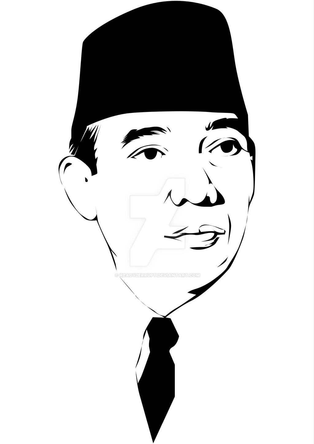 39 Gambar Hitam  Putih  Soekarno  Koleksi Terkini 