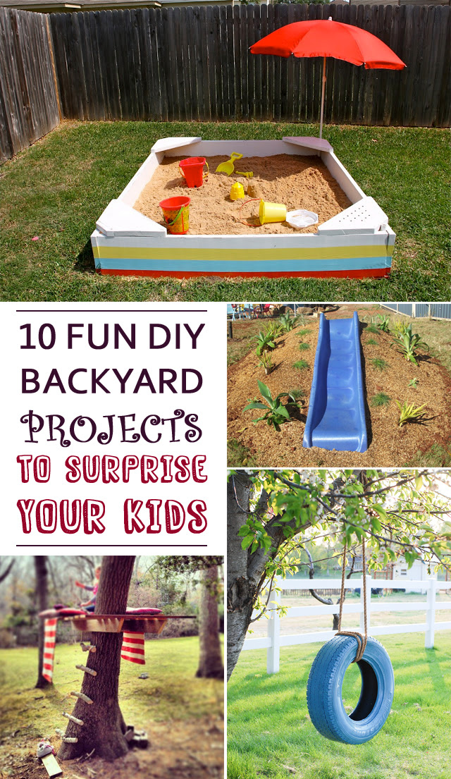While this is a very detailed project, with a few helping hands you can easily achieve this same gorgeous outdoor space. 10 Fun Diy Backyard Projects To Surprise Your Kids
