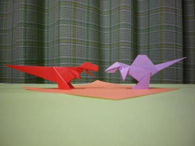 最新のhd恐竜 折り紙 作り方 簡単 ただぬりえ