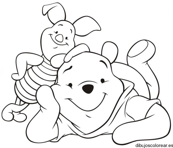 Winnie The Pooh Bebe Para Colorear Crafts Diy And Ideas Blog