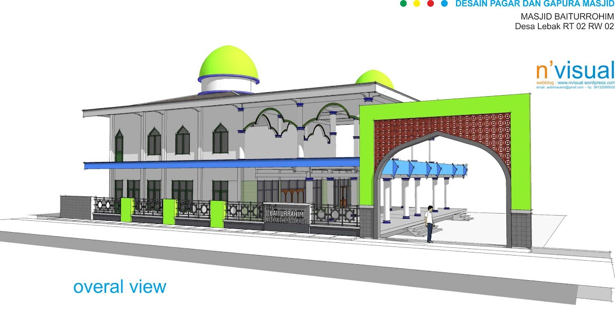  Gambar  Desain Pagar Masjid  Rumah Sel