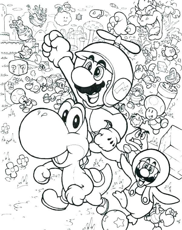 You can draw directly, print it on paper or download the computer to draw. Super Mario Bros Coloring Pages At Getdrawings Free Download