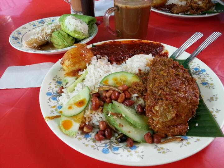 Resepi Nasi Lemak Hijau Ayam Berempah - Spa Spa r