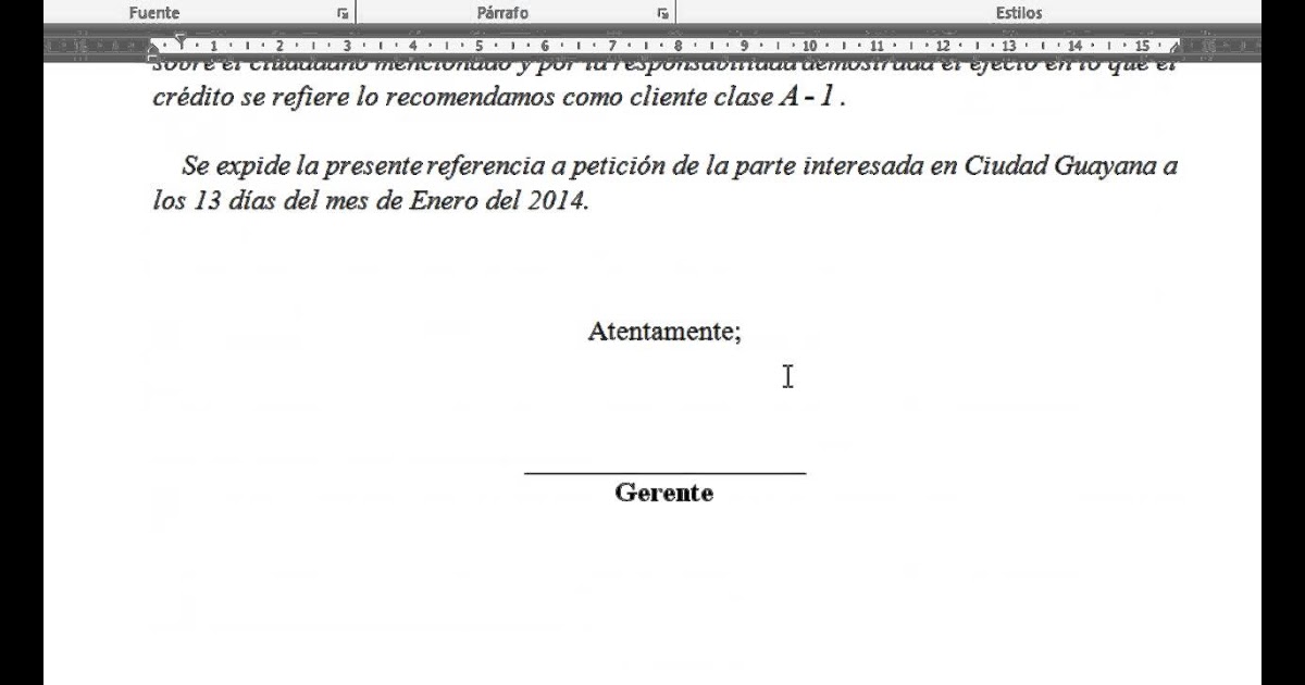 Carta De Referencia Personal Ejemplo Guatemala - New Sample z