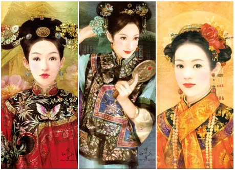 中国 美人 画 イラスト Ituirasuto
