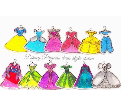 かわいいディズニー画像 プリンセス ドレス シルエット イラスト