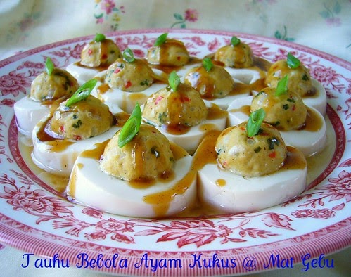 SENANGNYE: CARA MASAK TAUHU KUKUS BEBOLA AYAM