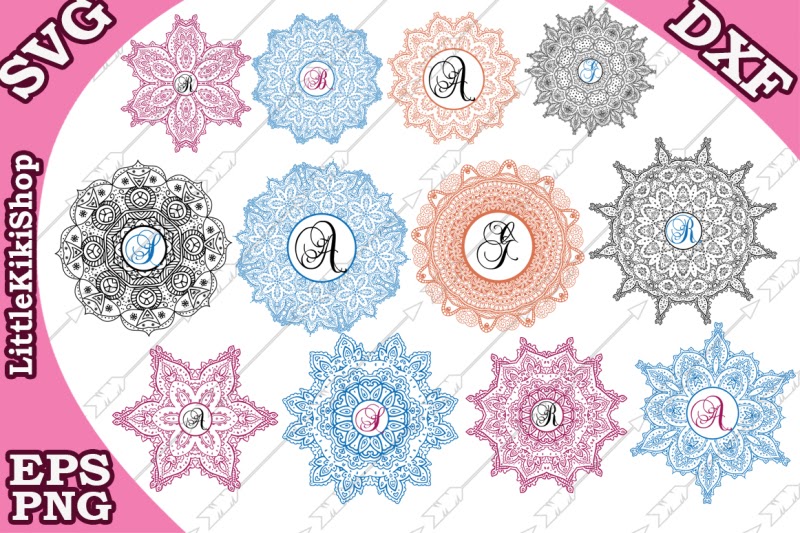 Download Free Mandala Monogram Svg Crafter File - Download Free ...