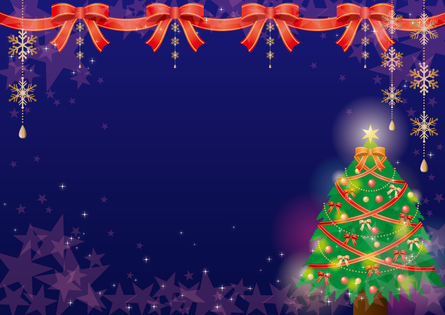 あなたのためのイラスト 綺麗なクリスマス 背景 フリー