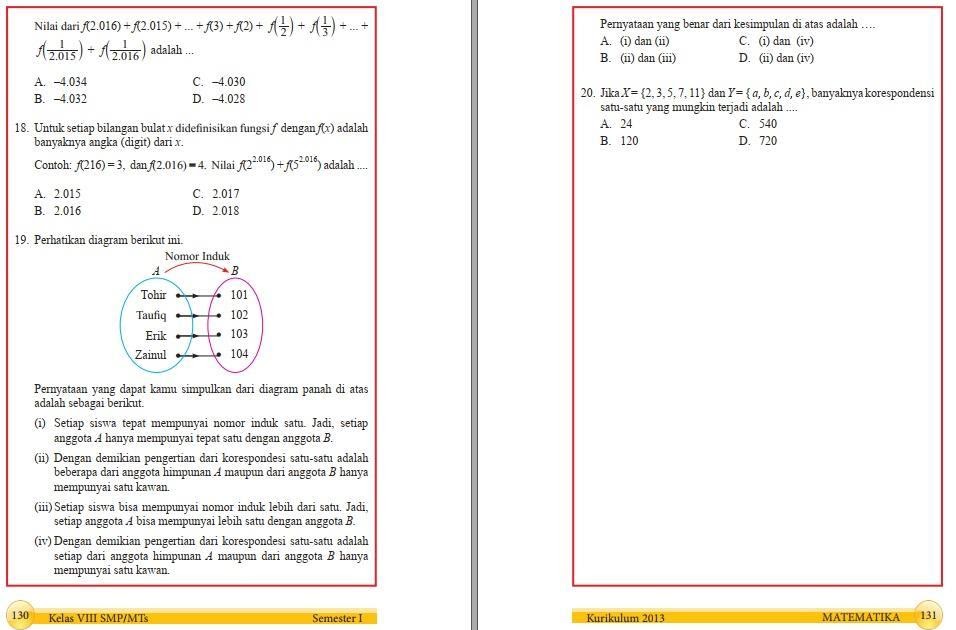 Jawaban Buku Paket Matematika Kelas 7 Semester 2 Halaman 130 Guru Ilmu Sosial