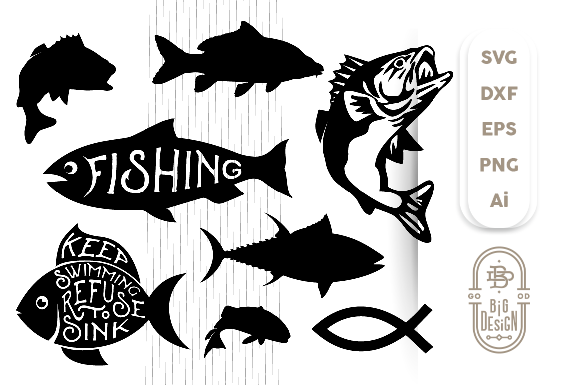 Download Free Fishing Svg Cut Files