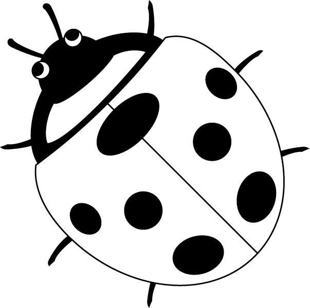 最高の動物画像 ベスト50 虫 イラスト 白黒