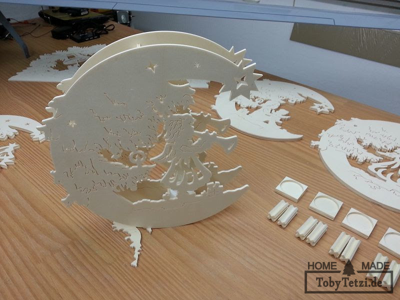 Such projects don't require a lot of precision and are only 2 to 2 1/2d, so they're easy to make with a cnc router, laser, waterjet, or vinyl cutter. Dekoration Zu Weihnachten Tobytetzi De
