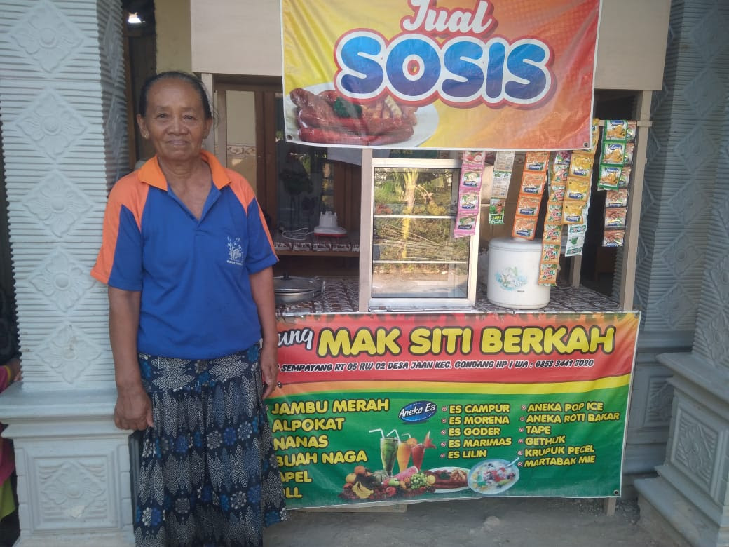 Banner Pop Ice Dan Sosis  Bakar  desain  spanduk  kreatif