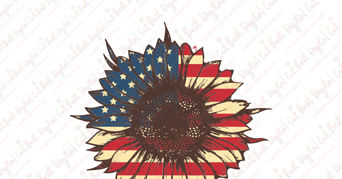 Free Free 234 American Flag Sunflower Svg Free SVG PNG EPS DXF File