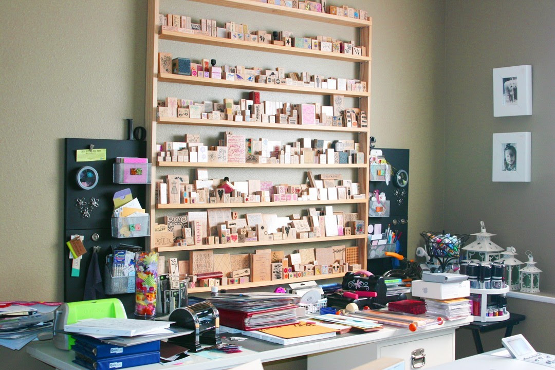 Integrate a craft area into a room that already has a purpose. Craft Room Home Studio Ideas