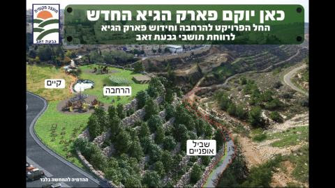 בהר הרצל, גבעת התחמושת ופסגת זאב מרכז. ×›×ª×'×•×ª