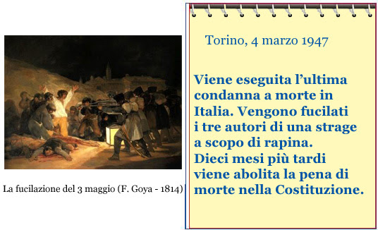 Articolo 2 diritto alla vita 1. Accadde Oggi Ultima Condanna A Morte In Italia Iniziativa Laica