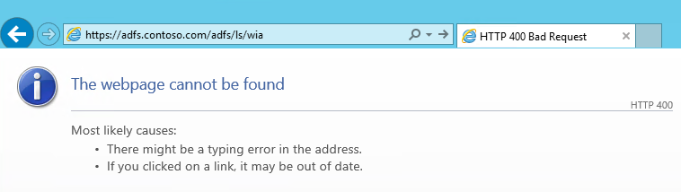 When i try to view the image from the google search results, i am getting the error 400 (bad request) 'your client has issued a malformed or illegal request. Ad Fs Http Error 400 Bad Request Adfs Ls Wia Mostly Technical