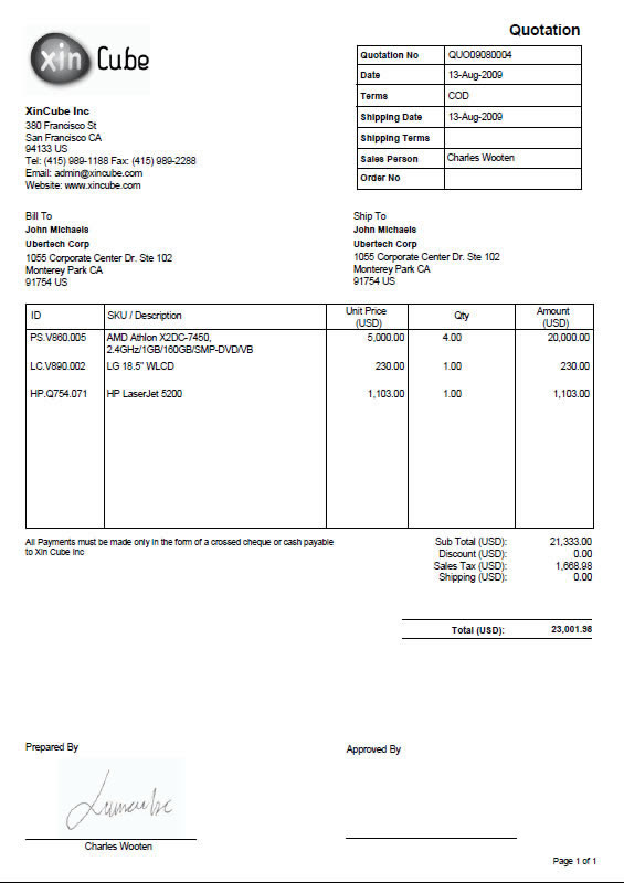 Contoh Invoice In English - Lauras Stekkie
