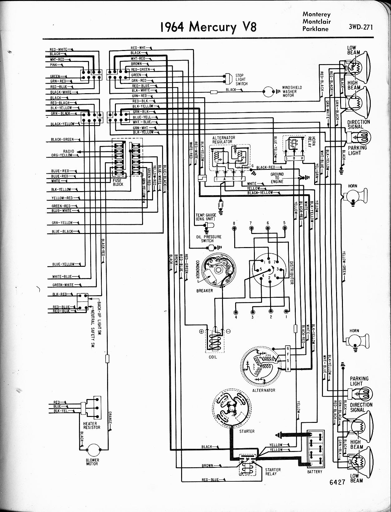 Each component should be placed and connected with different parts in particular manner. Mercury Wiring Diagrams The Old Car Manual Project