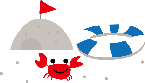 ベスト浮き輪 イラスト かわいい かわいい動物画像
