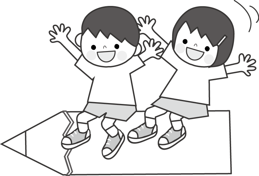 心に強く訴える子供 イラスト フリー 白黒 かわいい子供たちの画像