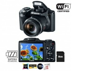 Câmera Digital Canon Powershot SX510 HS Preta 