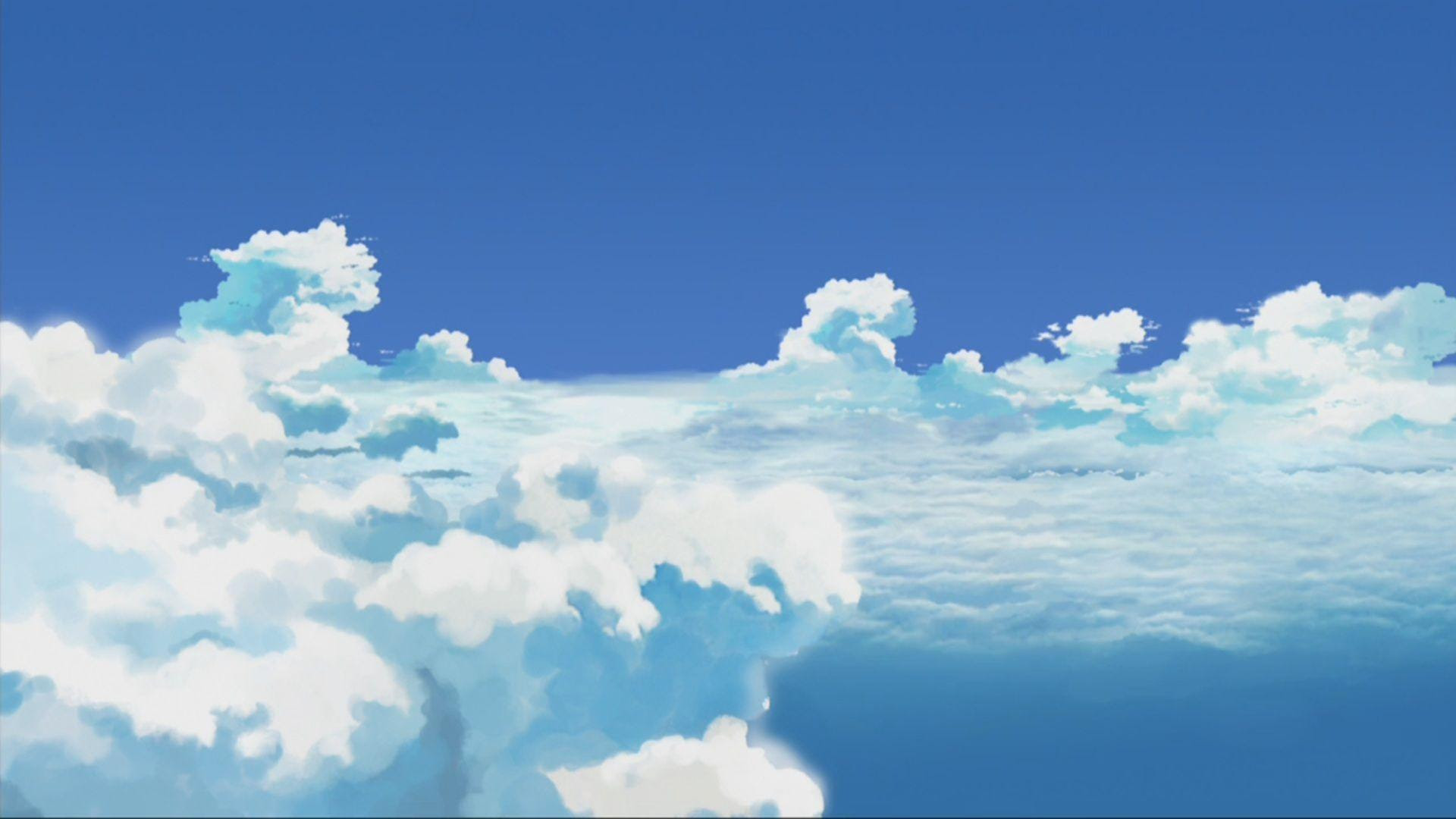 HD Wallpaper Hd Anime Sky Wallpaper Indah