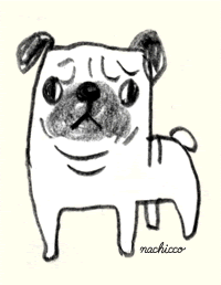 動機 パグ イラスト かわいい 興味深い画像の多様性
