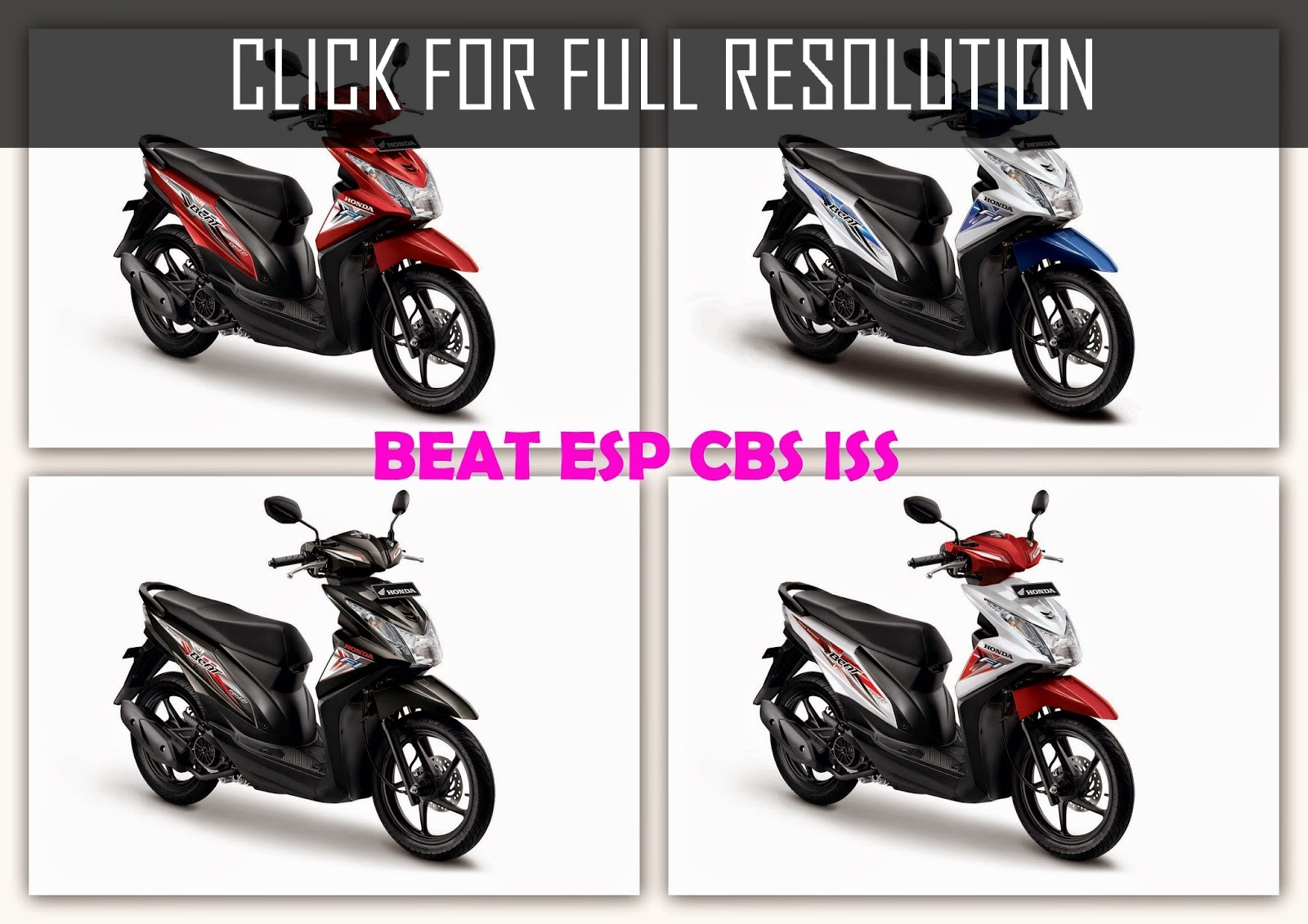 28 Top Terbaru Gambar Motor Beat Sporty Cbs Plus