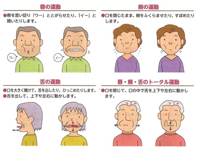 最高のコレクション 高齢 者 口腔 体操 イラスト Ituirasuto