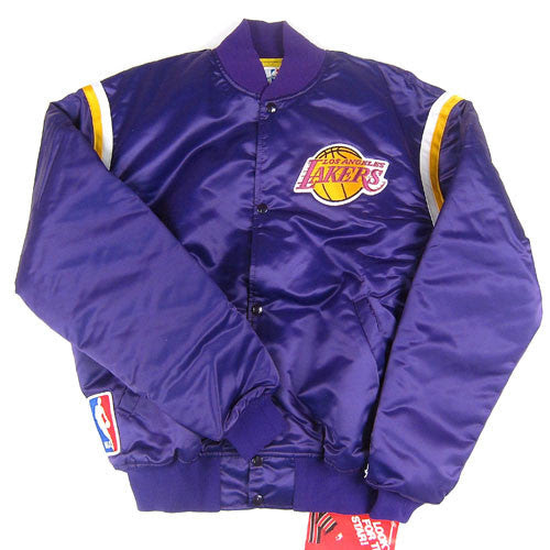 Starter los angeles lakers satin jacket large nba purple vtg retro. Vintage Lakers Jacket Shop Clothing Shoes Online