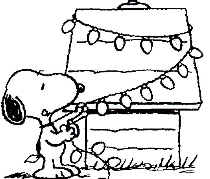 Free Printable Charlie Brown Christmas Coloring Pages For - Adult