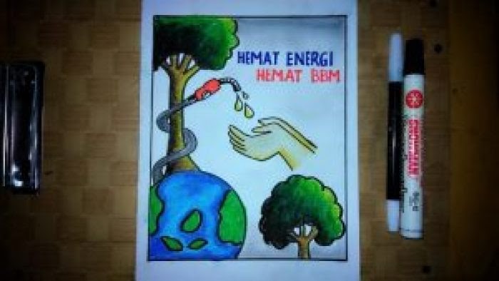 Contoh Poster Hemat Energi Dari  Bahan Bekas Master Books
