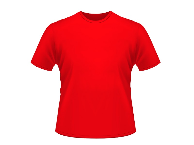 Penting Mockup Kaos Merah, Kaos Polo