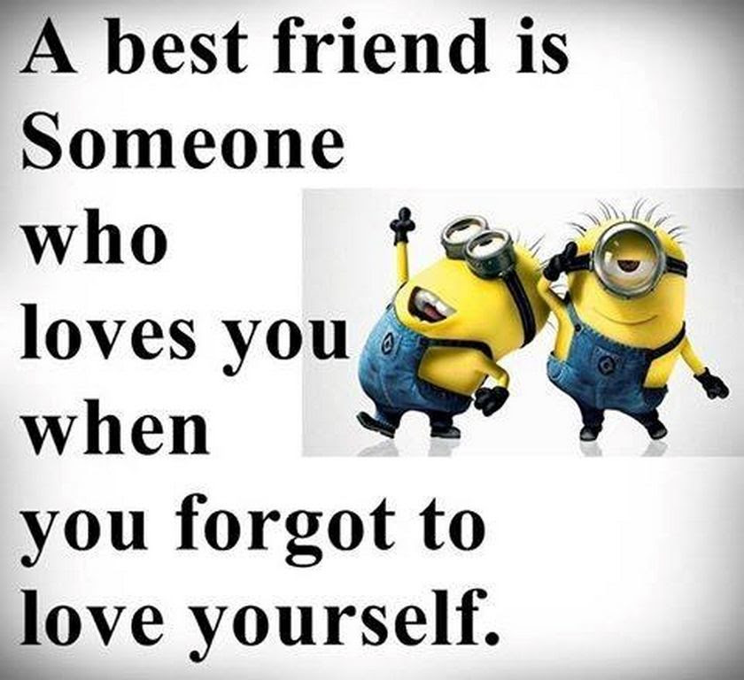Funny minion quotes on friendship / 29 funny minion quotes the funny beaver / despicable me movie fame minions are said to be the most funniest and adorable . Best Friend Minion Quote Pictures Photos And Images For Facebook Tumblr Pinterest And Twitter