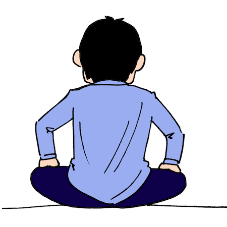 最高の無料イラスト 50 素晴らしい座る 後ろ姿 イラスト