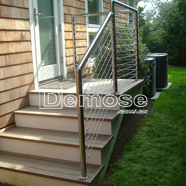 Decks and outdoor stairs can develop wobbly railings, often due to a wobbly bottom post. Outdoor Hand Rails For Concrete Steps Buy Outdoor Hand Rails Handrails For Concrete Steps Handicap Stair Rails Product On Alibaba Com